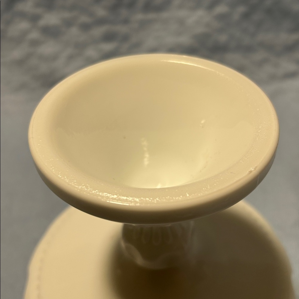 King's Crown Colony milk glass compote, also known as a candy dish pedestal bowl - Picture 8 of 16